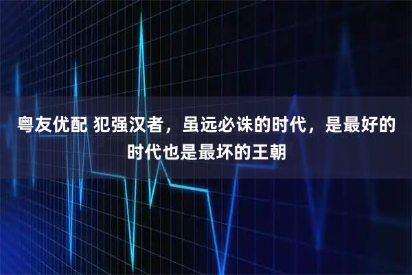 粤友优配 犯强汉者，虽远必诛的时代，是最好的时代也是最坏的王朝