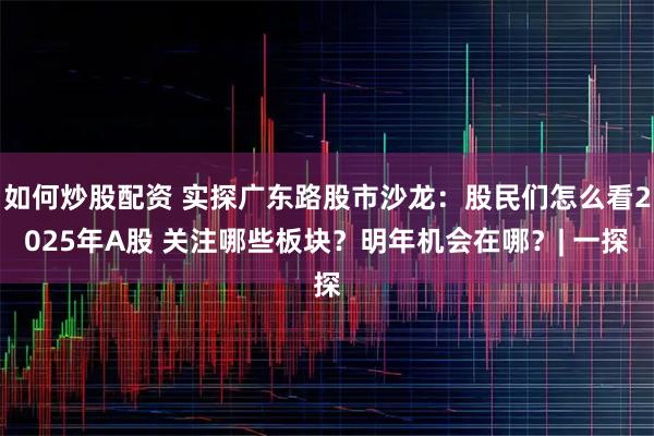 如何炒股配资 实探广东路股市沙龙：股民们怎么看2025年A股 关注哪些板块？明年机会在哪？| 一探