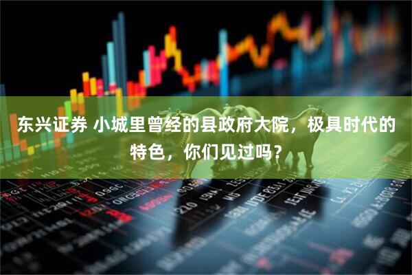东兴证券 小城里曾经的县政府大院，极具时代的特色，你们见过吗？